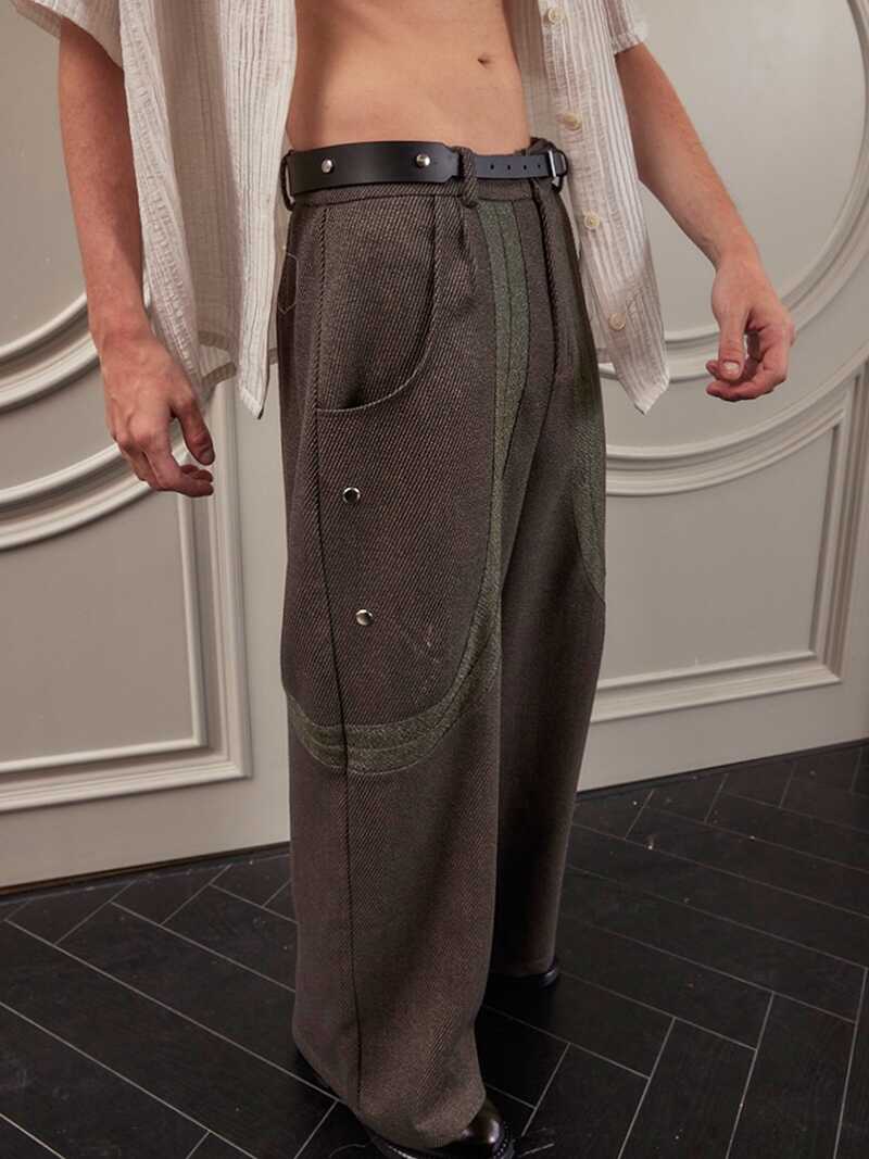 Loge - Twill Stitching Pants