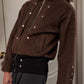 Loge - Fur Collar Buttoned Jacket